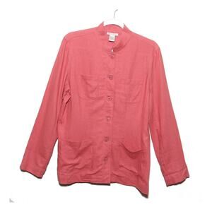 NEW Caroline Kendrick Tunic Top Linen Blend Size Medium